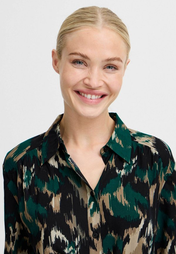 BYJOSA - Shirt dress - sea moss flower mix4