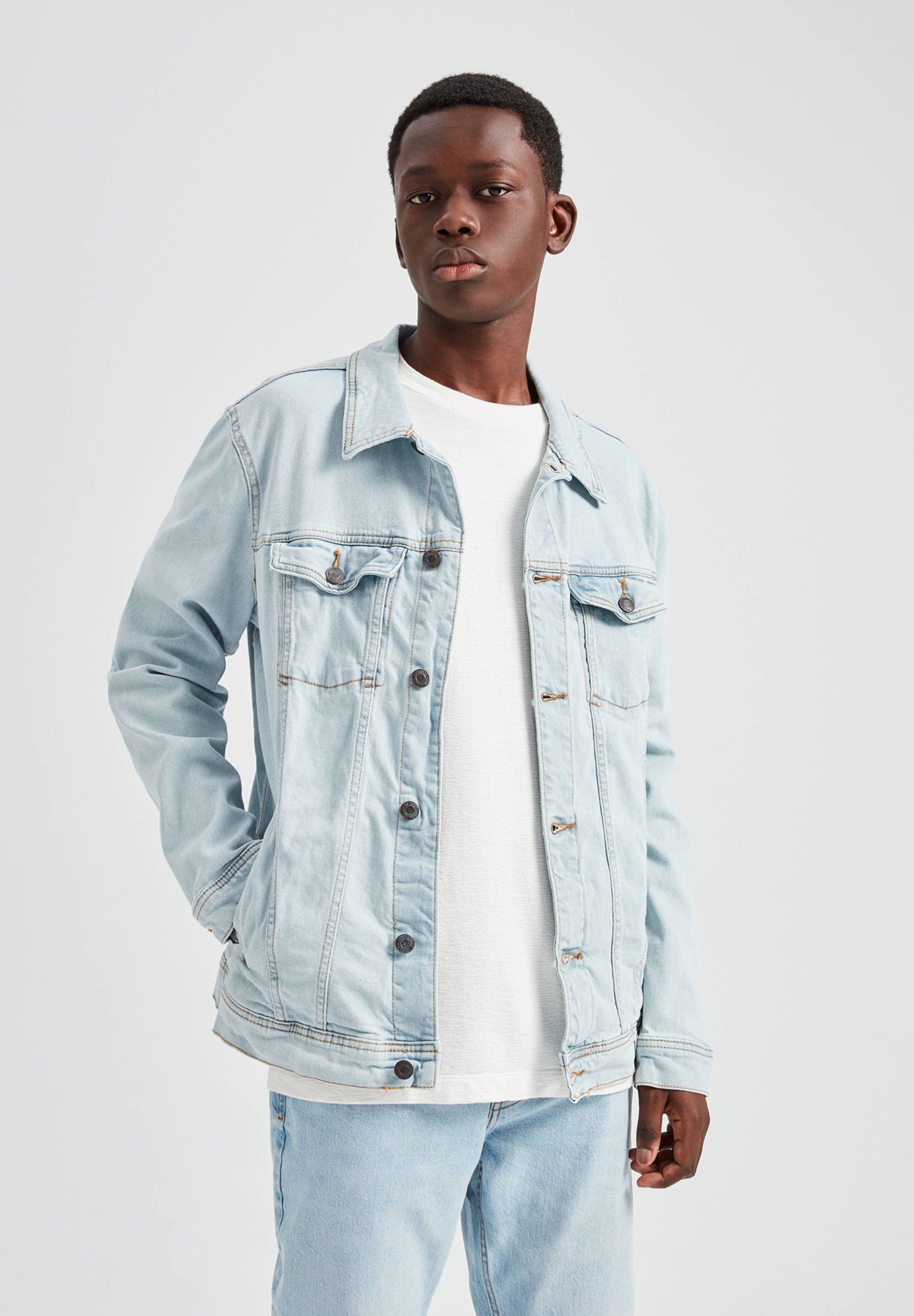 PULL\u0026BEAR Giacca di jeans - blue denim/blu denim - Zalando.it