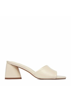 Jenny, Mules med hæl - beige