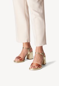 Tamaris - Platform sandals - gold comb Thumbnail Image 1