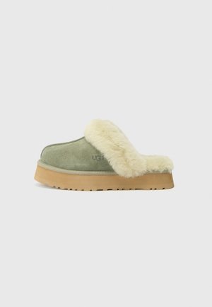 DISQUETTE - Lahtised kingad - moss green/muted brass