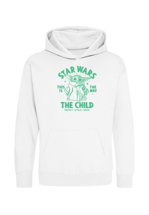 Star Wars STAR WARS THE MANDALORIAN BRAIN CHILD - Felpa con cappuccio - white