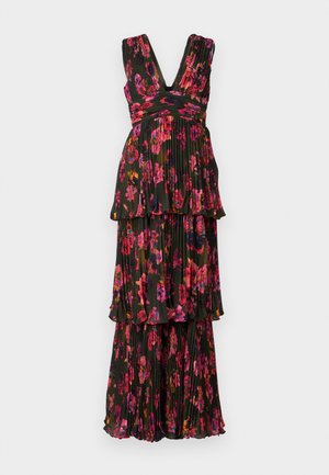 AMUR FLUER DEEP PLEATED GOWN - Vestido de fiesta - earthy garden
