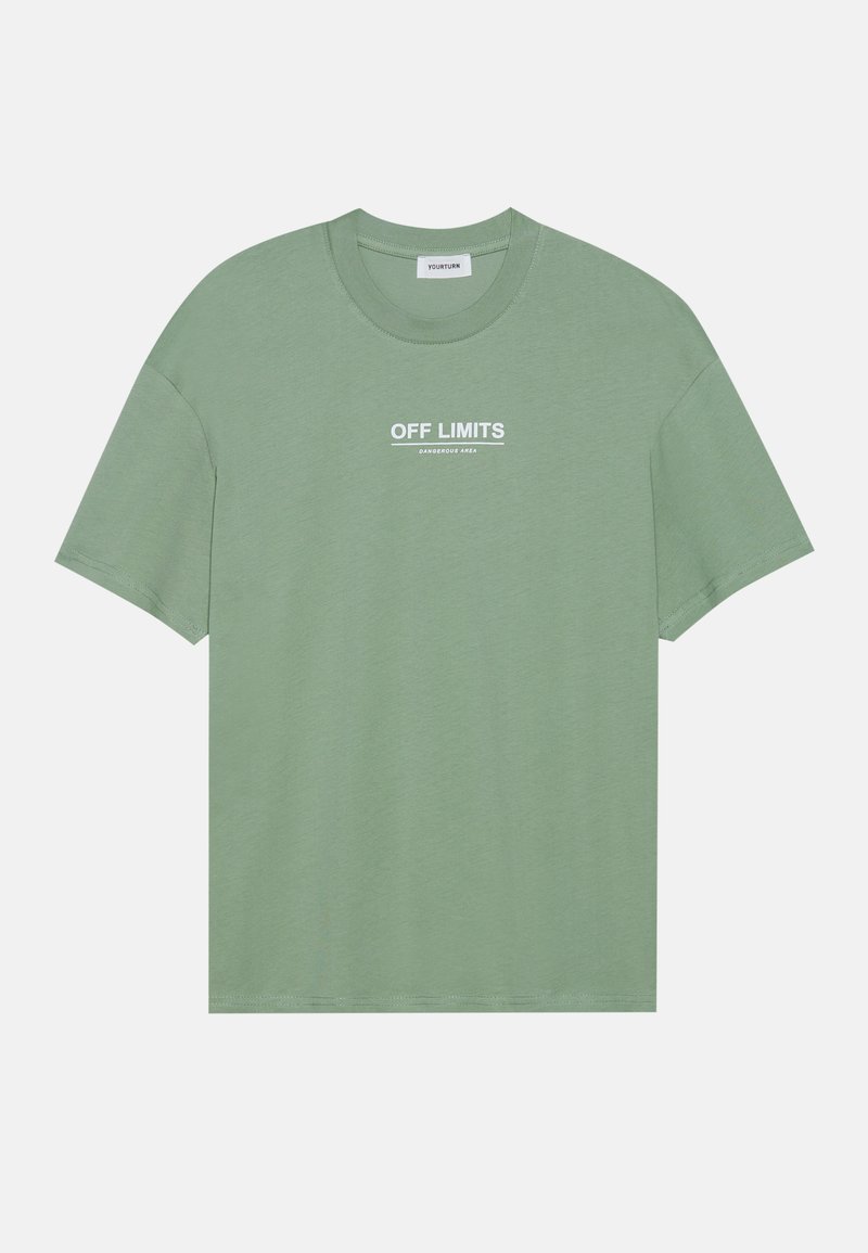 YOURTURN T-shirt print lichtgroen YOURTURN T-shirt print lichtgroen