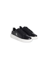 Calvin Klein Jeans CHUNKY CUPSOLE MONO - Sporta apavi - black/bright white