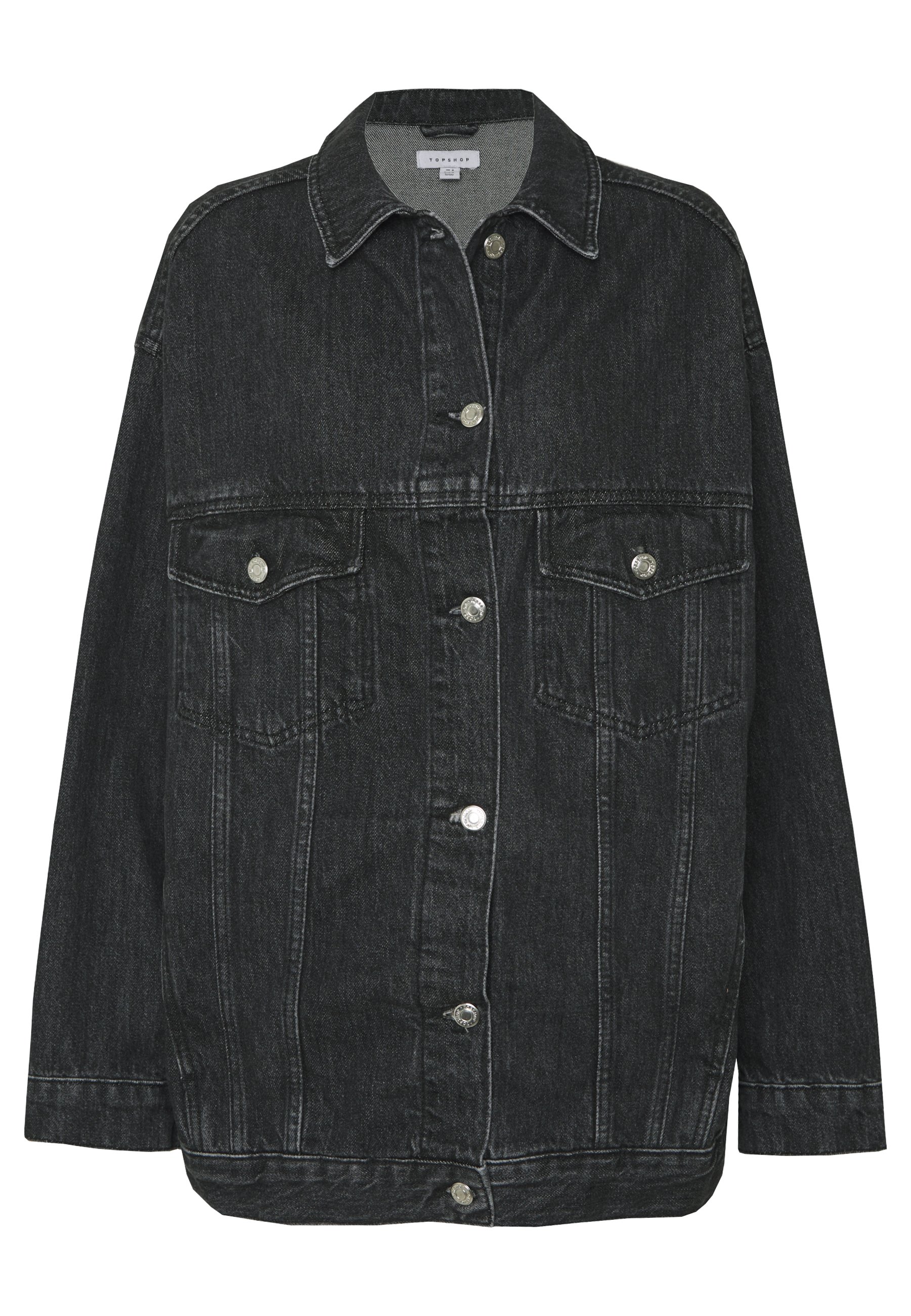 Black denim jacket