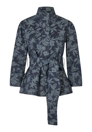 Lühike jakk - floral denim