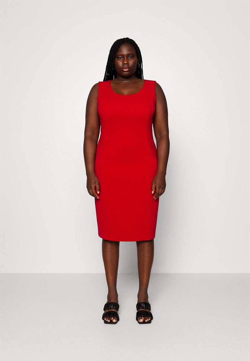 Persona by Marina Rinaldi DAMIERE - Φόρεμα σε ίσια γραμμή - rosso
