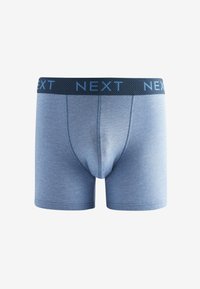 Next WAISTBAND 4 PACK  - Úzké boxerky - blue green navy blue textured waistband