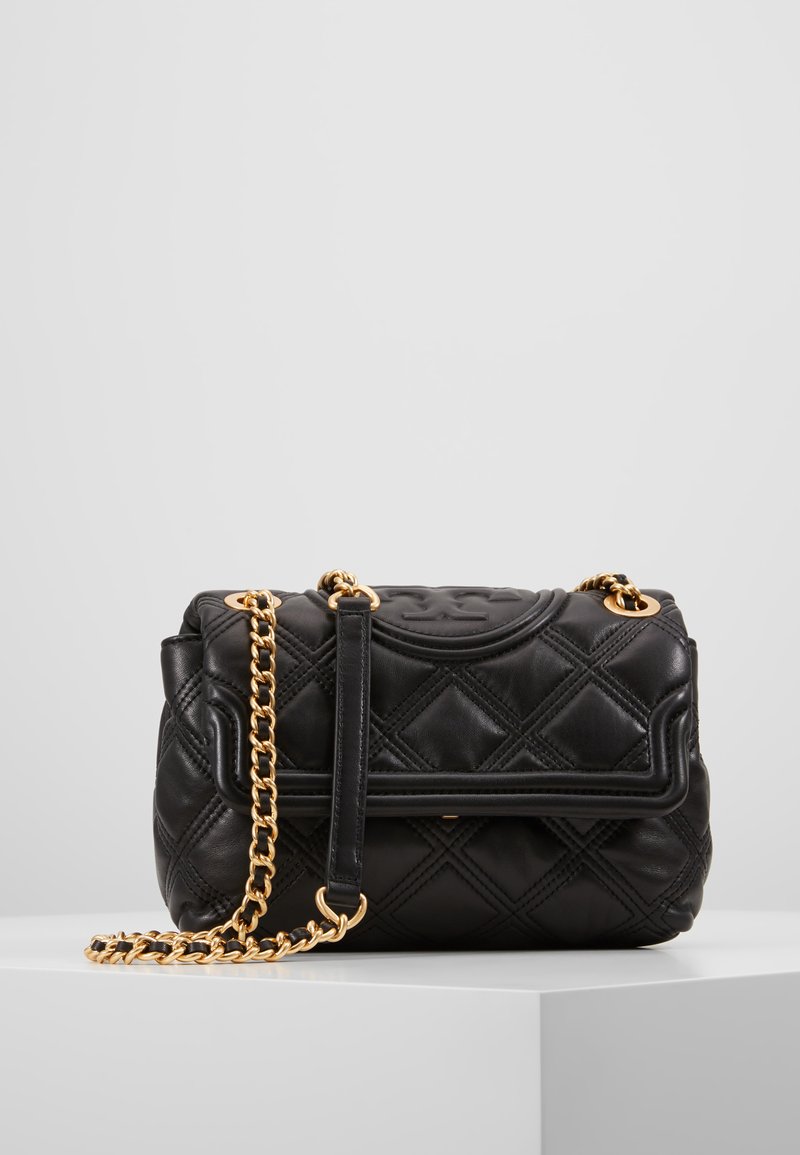 tory burch fleming soft convertible shoulder bag black