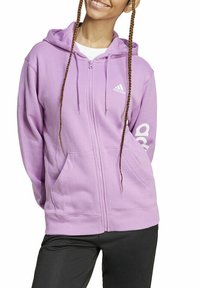 adidas Performance LINEAR FRENCH FULL-ZIP HOODY - Sweatjacke - prepur