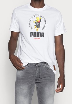 T-shirt print - white