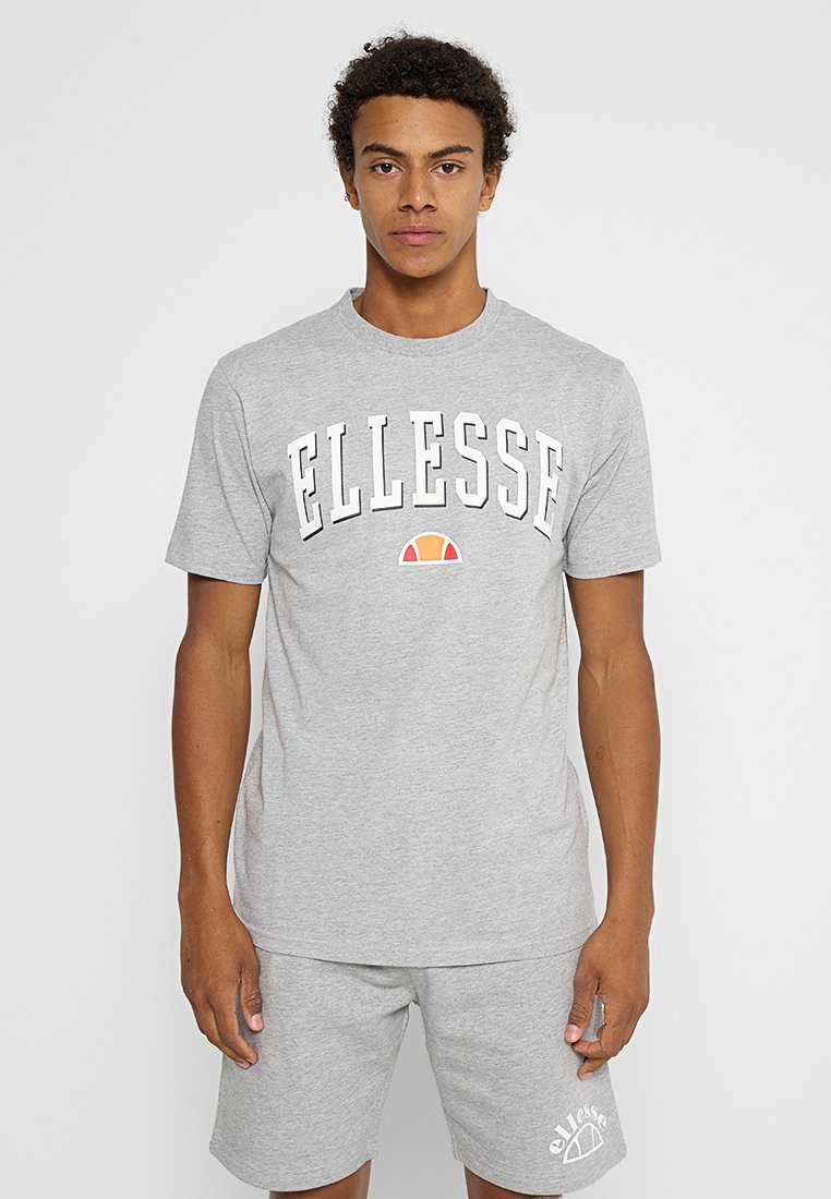 Ellesse T-shirt print lichtgrijs