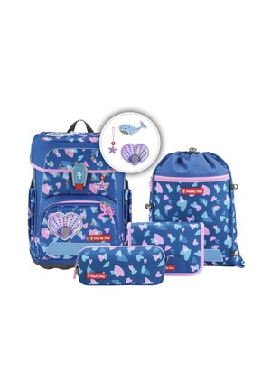 SET - School bag - seashell pearl
