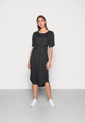 BEACH DRESS SOLID - Žerzejové šaty - black
