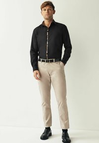 Next TEXTURED TRIMMED - Cămașă - black