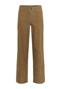 Kaffe WIDE - Trousers - toasted coconut