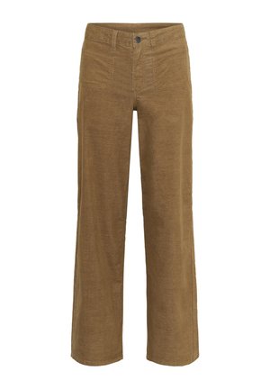 Kaffe WIDE - Pantalon classique - toasted coconut