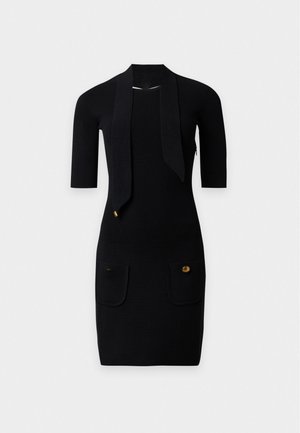 Elisabetta Franchi, WOMANS KNITTED DRESS - Kampsunkleit - nero