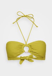 SWIM BRA BANDEAU BRIE  - Zgornji del kopalk - light dusty lime