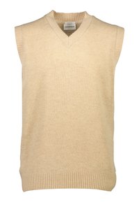 V-NECK SLIPOVER - Maglione - lt sand mel