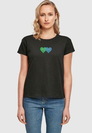 Print T-shirt - black