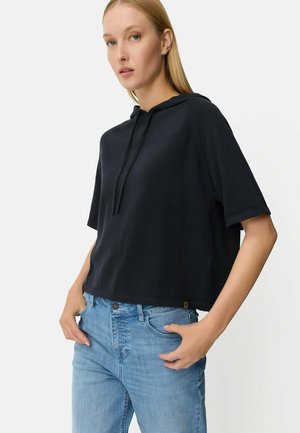KURZARM  MIT KAPUZE - Hættetrøje - dark blue