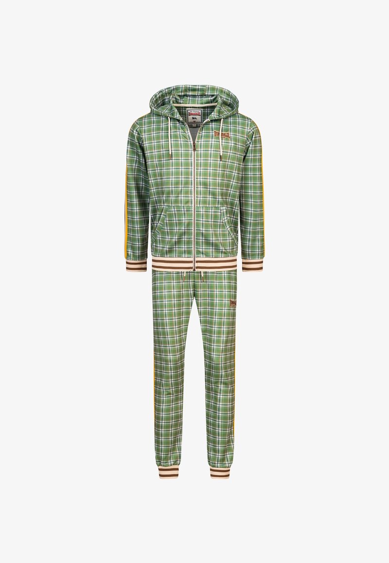 Lonsdale Herentrainingspak smalle pasvorm HEDLEY, Brown Lonsdale Herentrainingspak smalle pasvorm HEDLEY, Brown