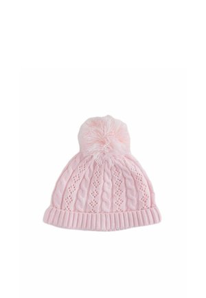 Next, BABY BEANIE HAT . - Beanie - pink cable knitted pom