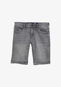 Atlasīts, used light stone grey denim