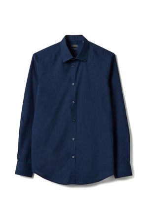 OVS, BLUE SLIM FIT SHIRT WITH CLASSIC COLLAR - Overhemd - dark blue