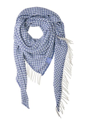 GEMUSTERTES DREIECK - Sjaal - blau