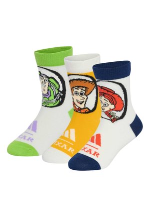adidas Sportswear ADIDAS SPORTSWEAR ADIDAS PIXAR TOY STORY SOCKS 3 PACK - Calze - orbit grey   off white   semi solar gold