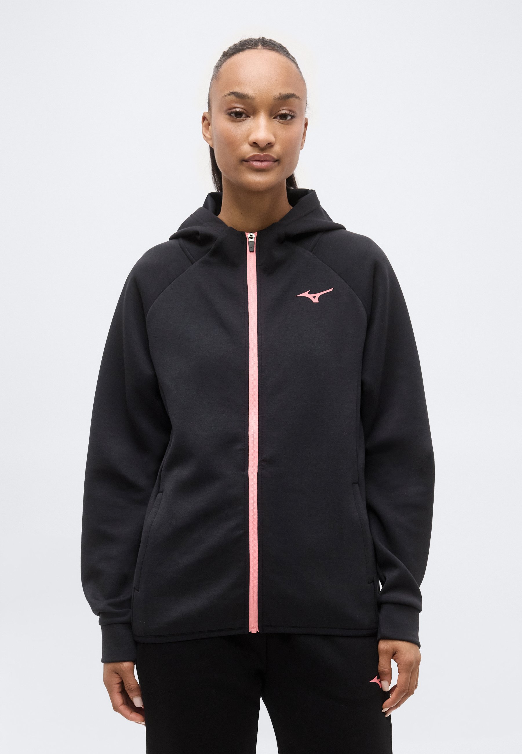 Mizuno ATHLETIC TRACK JACKET - Training jacket - black - Zalando.co.uk