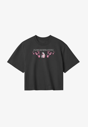 Disney MULAN FLOWER ADVERSITY - Triko s potiskem - black