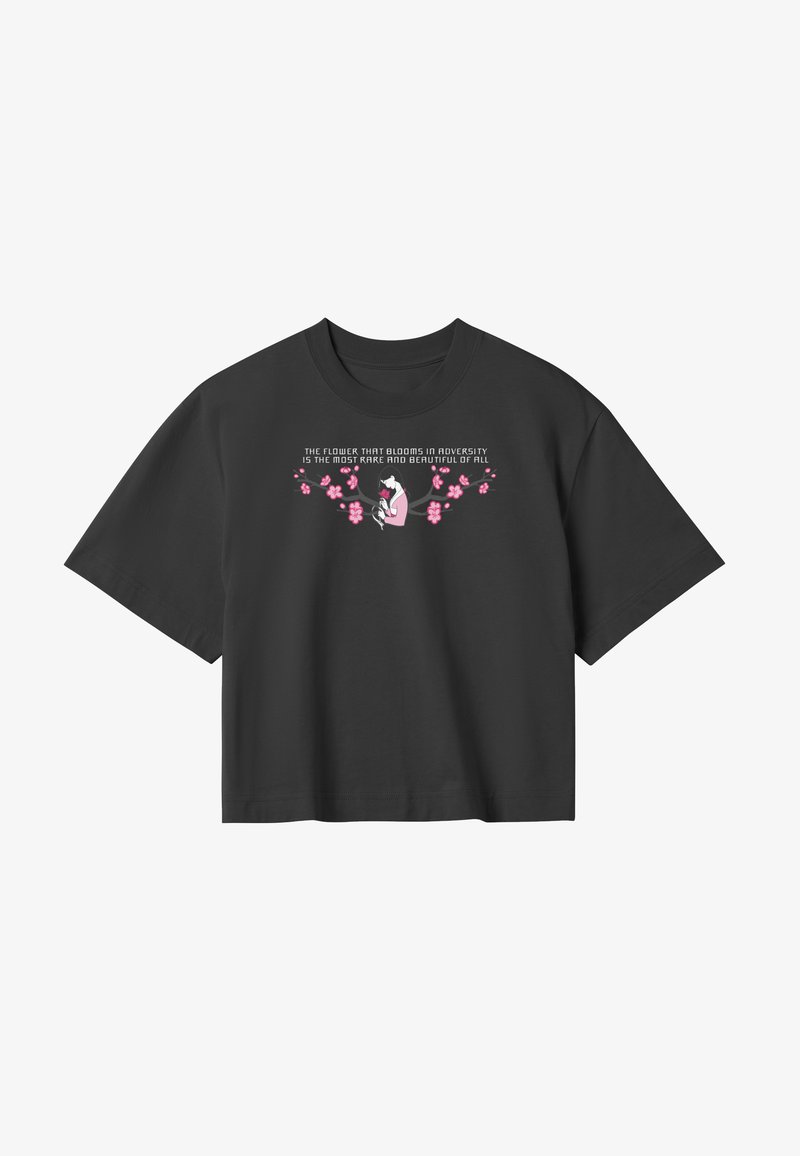 Disney MULAN FLOWER ADVERSITY - T-shirt print - black