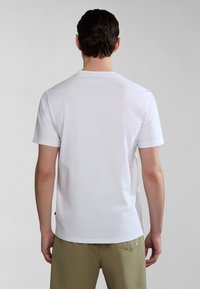 Napapijri COLVILLE - Camiseta estampada - bright white
