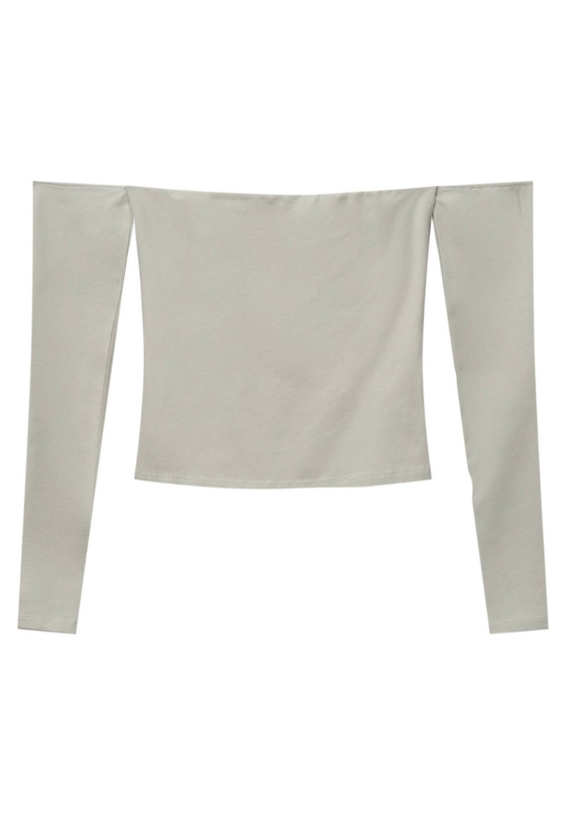 PULL&BEAR Longsleeve lichtgrijs PULL&BEAR Longsleeve lichtgrijs