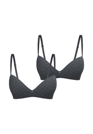 2-PACK SENSATION - Triangel BH - anthrazit