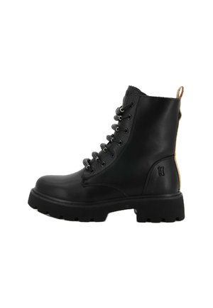 Stivaletti con plateau - nero