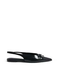 Slingback-ballerinasko - black