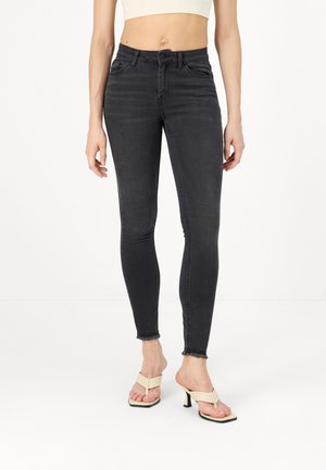 ONLHUSH MID WAIST  - Jeans Skinny - washed black