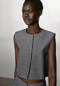 Massimo Dutti - Waistcoat - grey Thumbnail Image 1