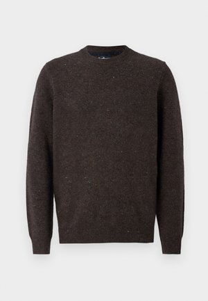 Barbour TAINSBURY CREW NECK - Svetr - dark oak
