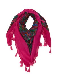 Foulard - pink green