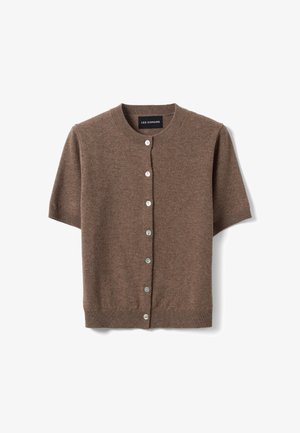 Les Copains, CREW-NECK CARDIGAN, REGULAR FIT - Cardigan - taupe grey
