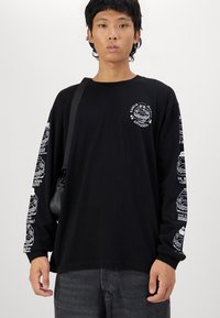 Edwin MUSIC CHANNEL UNISEX - Top dugih rukava - black