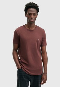 AllSaints TONIC SS CREW - T-shirt basic - red