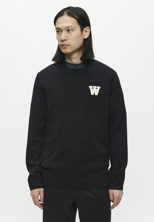 WWTAY L CREW - Strickpullover - black