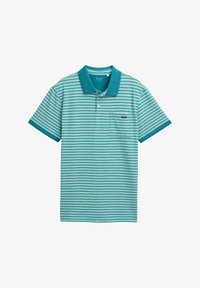 Wybrany, green white irregular stripe